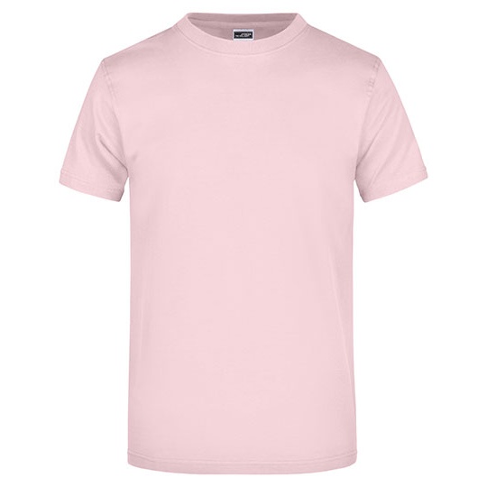 T-shirt Klasyczny Bawelniany JN002 - Rose