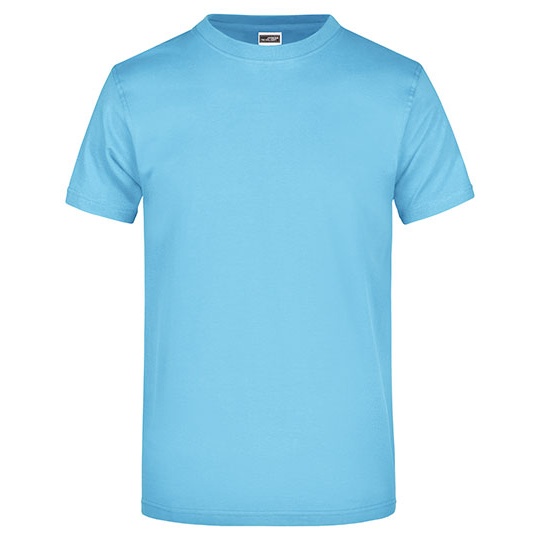 T-shirt Klasyczny Bawelniany JN002 - Sky Blue