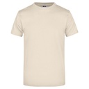 T-shirt Klasyczny Bawełniany JN002 - Stone