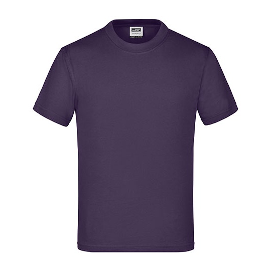 Koszulka Dziecieca Klasyczna Bawelniana JN019 - Aubergine