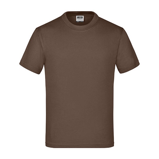 Koszulka Dziecieca Klasyczna Bawelniana JN019 - Brown