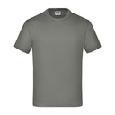 Koszulka Dziecięca Klasyczna Bawełniana JN019 - Dark Grey (Solid)