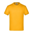 Koszulka Dziecięca Klasyczna Bawełniana JN019 - Gold Yellow