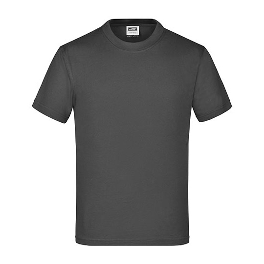 Koszulka Dziecieca Klasyczna Bawelniana JN019 - Graphite (Solid)