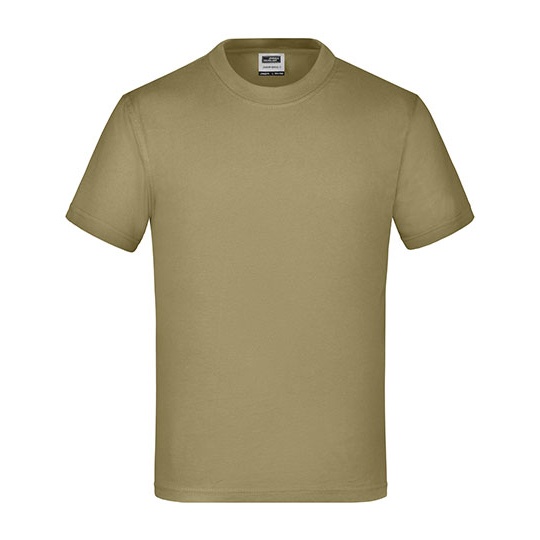 Koszulka Dziecięca Klasyczna Bawełniana JN019 - Khaki