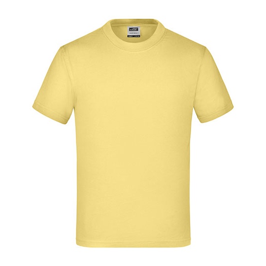 Koszulka Dziecieca Klasyczna Bawelniana JN019 - Light Yellow