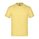 Koszulka Dziecięca Klasyczna Bawełniana JN019 - Light Yellow