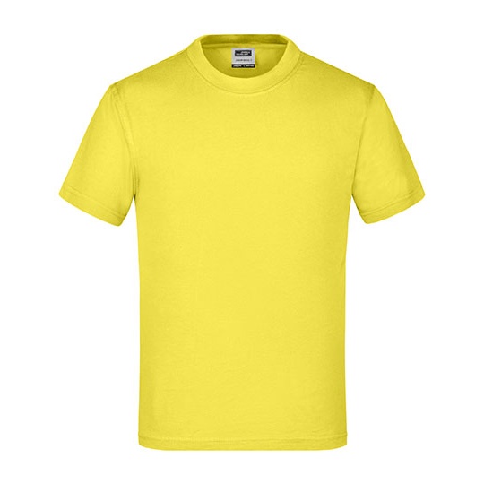 Koszulka Dziecięca Klasyczna Bawełniana JN019 - Yellow
