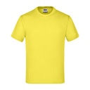 Koszulka Dziecięca Klasyczna Bawełniana JN019 - Yellow