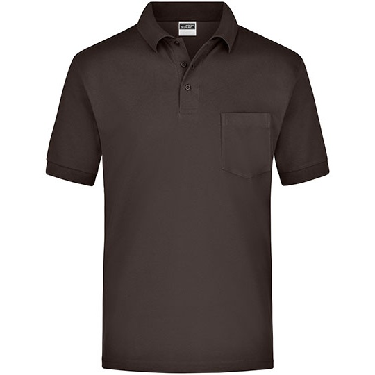Koszulka Polo Meska Melange JN026 - Brown