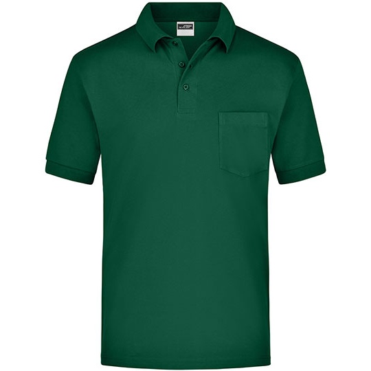 Koszulka Polo Meska Melange JN026 - Dark Green