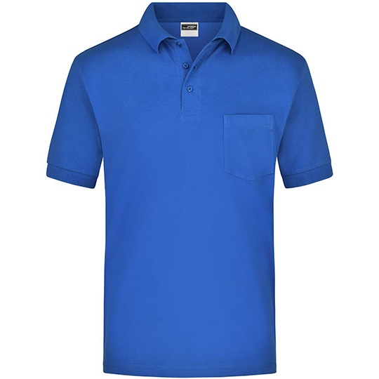 Koszulka Polo Meska Melange JN026 - Royal