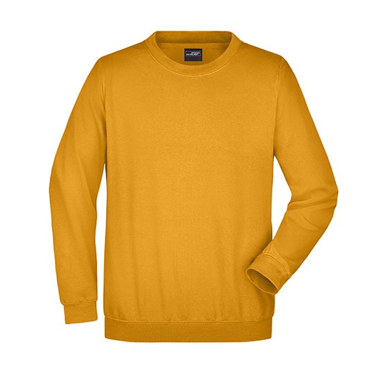 Bluza Klasyczna Bawelniana JN040 - Gold Yellow