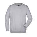 Bluza Klasyczna Bawełniana JN040 - Grey Heather