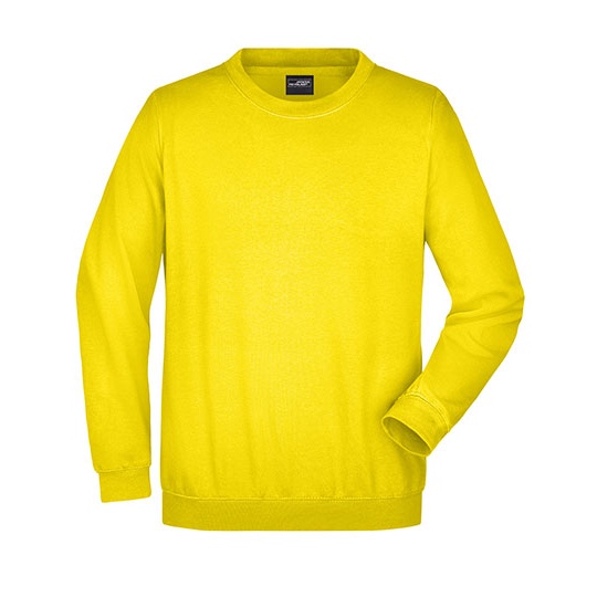 Bluza Klasyczna Bawelniana JN040 - Sun Yellow