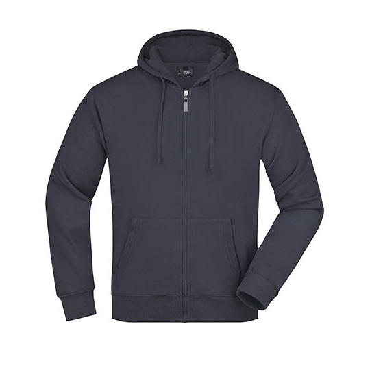 Bluza z kapturem Meska Rozpinana Bawelniana JN042 - Navy
