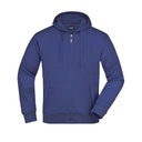 Bluza z kapturem Męska Rozpinana Bawełniana JN042 - Royal