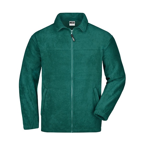 Bluza Polarowa Zapinana na Zamek JN044 - Dark Green
