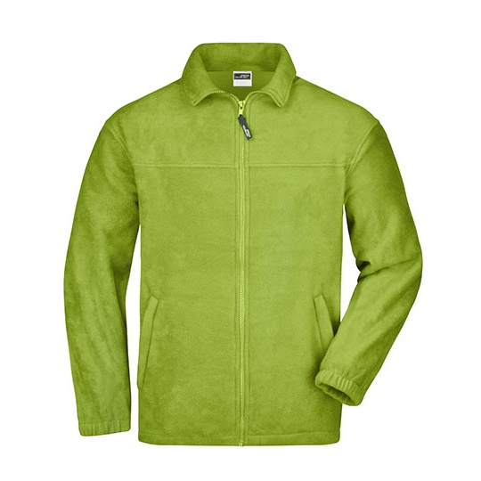 Bluza Polarowa Zapinana na Zamek JN044 - Lime Green