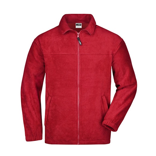 Bluza Polarowa Zapinana na Zamek JN044 - Red