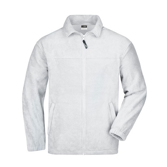 Bluza Polarowa Zapinana na Zamek JN044 - White