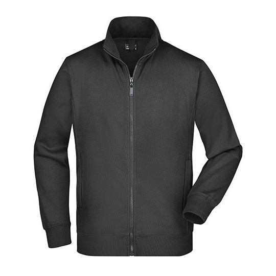 Kurtka Meska Z Zamkiem Polarowa JN046 - Black