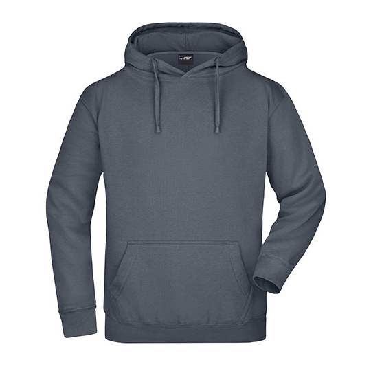 Bluza Z Kapturem Klasyczna JN047 - Graphite (Solid)