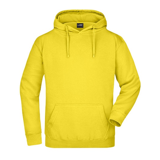 Bluza Z Kapturem Klasyczna JN047 - Sun Yellow