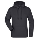 Bluza Damska z Kapturem Komfortowa JN051 - Black