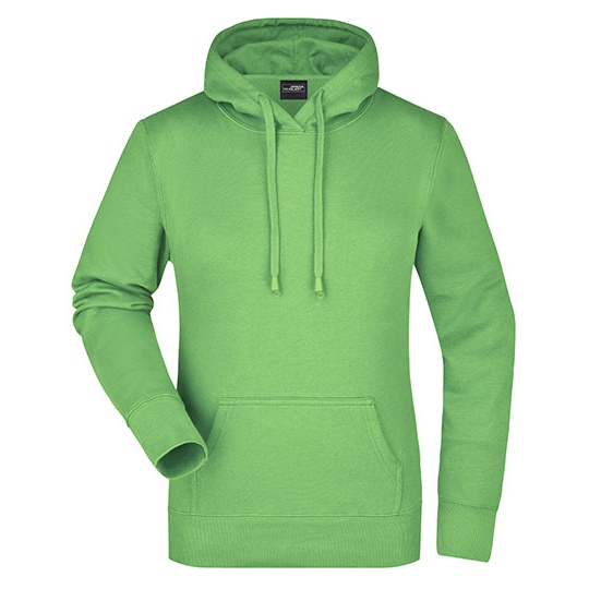 Bluza Damska z Kapturem Komfortowa JN051 - Lime Green
