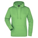 Bluza Damska z Kapturem Komfortowa JN051 - Lime Green
