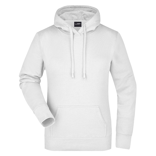 Bluza Damska z Kapturem Komfortowa JN051 - White