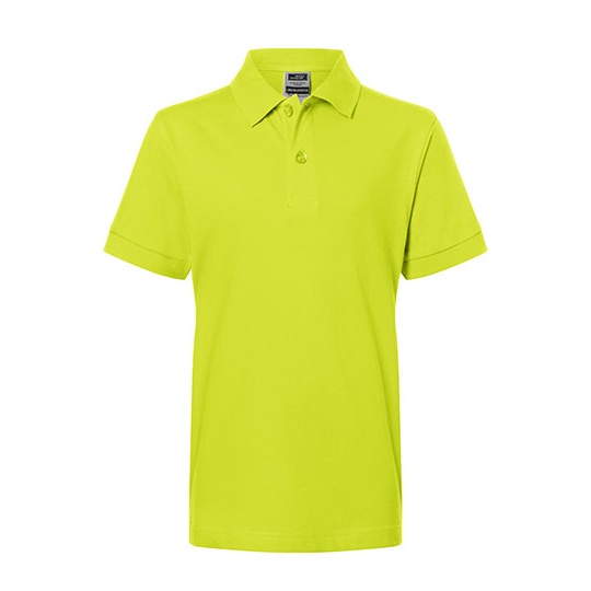Koszulka Polo Dziecięca Klasyczna JN070K - Acid Yellow