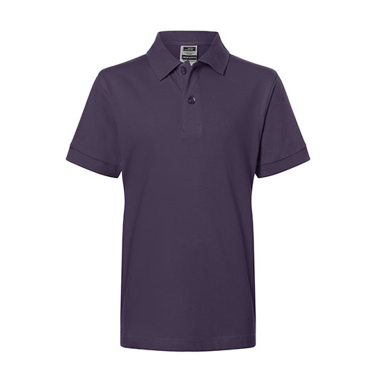 Koszulka Polo Dziecieca Klasyczna JN070K - Aubergine