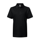 Koszulka Polo Dziecięca Klasyczna JN070K - Black