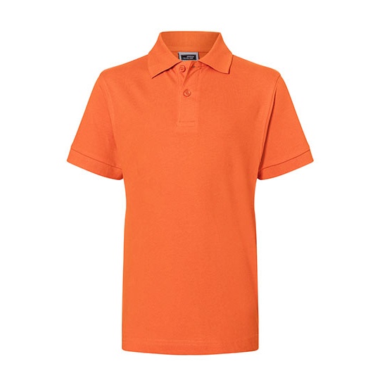 Koszulka Polo Dziecieca Klasyczna JN070K - Dark Orange