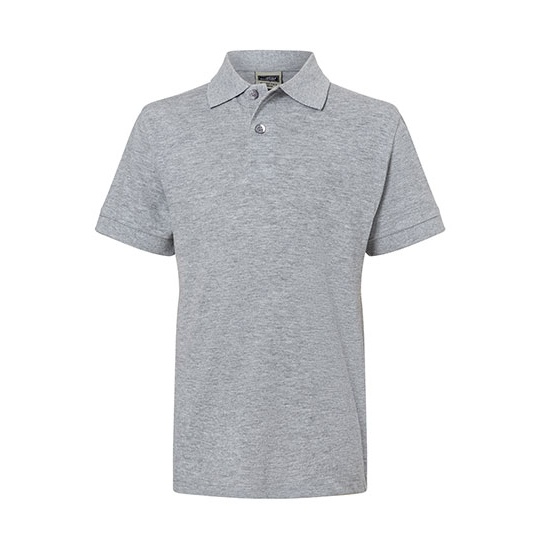 Koszulka Polo Dziecięca Klasyczna JN070K - Grey Heather
