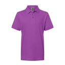 Koszulka Polo Dziecięca Klasyczna JN070K - Purple