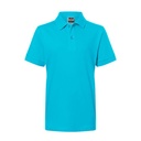 Koszulka Polo Dziecięca Klasyczna JN070K - Turquoise