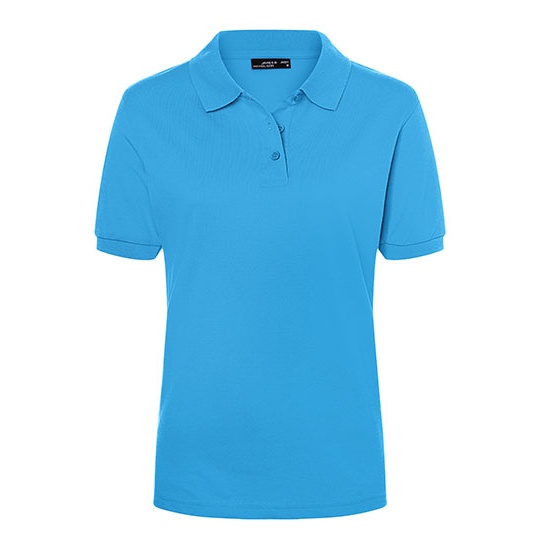 Damska Koszulka Polo Klasyczna JN071 - Aqua