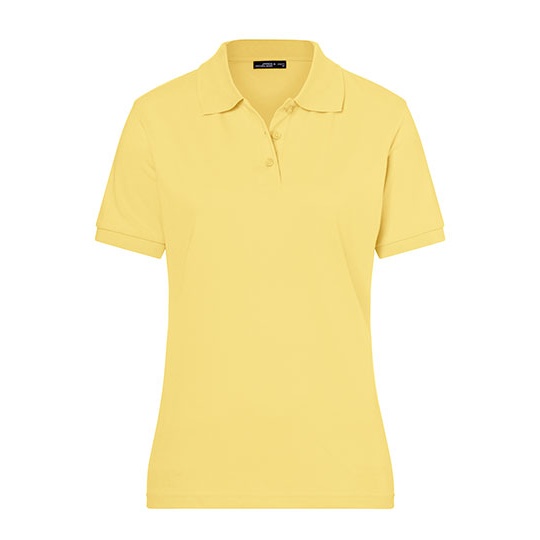Damska Koszulka Polo Klasyczna JN071 - Light Yellow