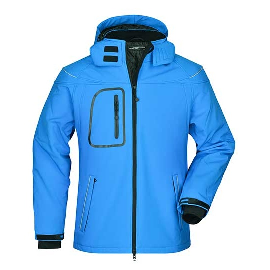 Kurtka Męska Zimowa Softshell JN1000 - Aqua