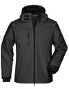 Kurtka Meska Zimowa Softshell JN1000 - Black