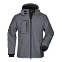 Kurtka Męska Zimowa Softshell JN1000 - Carbon