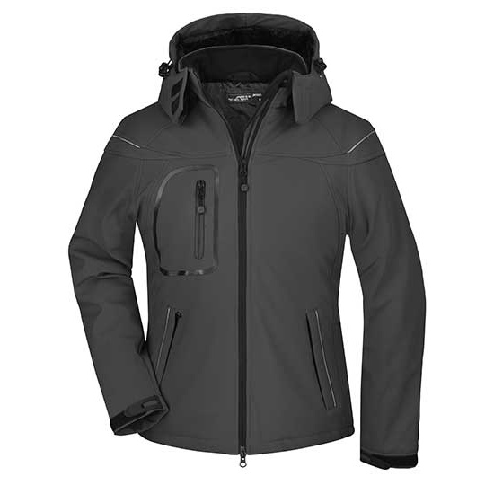 Kurtka Softshell Damska Zimowa Slim JN1001 - Black