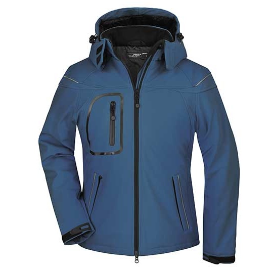 Kurtka Softshell Damska Zimowa Slim JN1001 - Navy