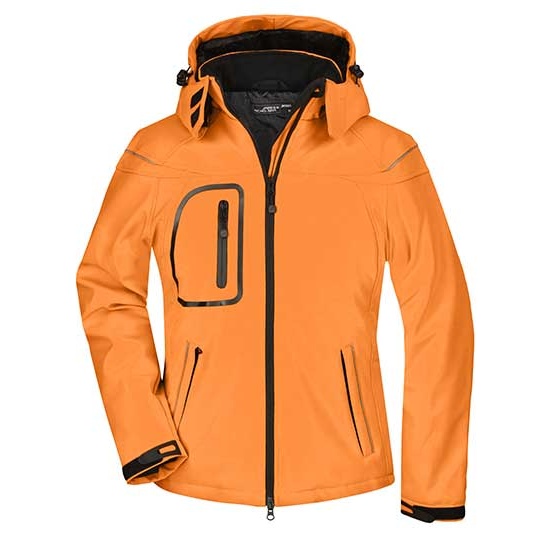 Kurtka Softshell Damska Zimowa Slim JN1001 - Orange