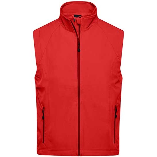 Męska kamizelka softshell JN1022 - Red