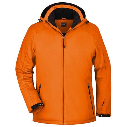 Kurtka Damska Zimowa Softshell JN1053 - Dark Orange