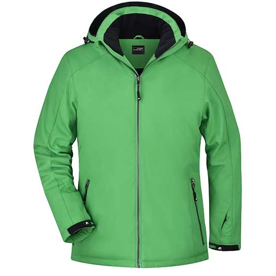 Damska kurtka zimowa softshell JN1053 - Green
